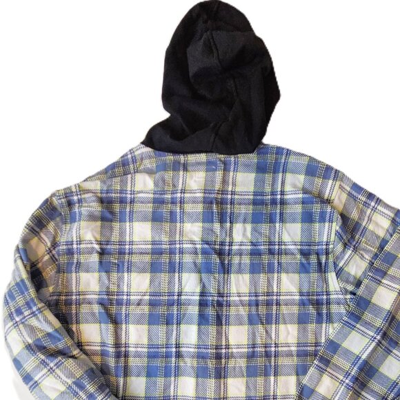 Levi's Men's Hooded Flannel Shirt - Size Medium - Picture 3 of 5